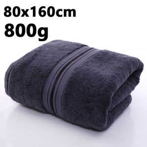 Pure cotton bath towel 80x160cm The fabric is comfortable soft and highly absorbent800g bath towel thick and large-sized no shedding or fading of hair2026