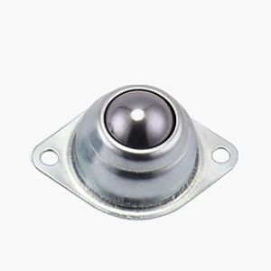 LUMIYA 1Pcs CY-15A CY-25A Swivel Ball Caster Wheel 304 Carbon Steel Galvanized Universal Ball Caster Nickel Plated Furniture Caster Wheel For Machinery Trolleys Furniture Tool Cabinets