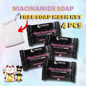 5 PCS Prestige Niacinamide Soap | 10x Whitening Anti Aging Best Selling