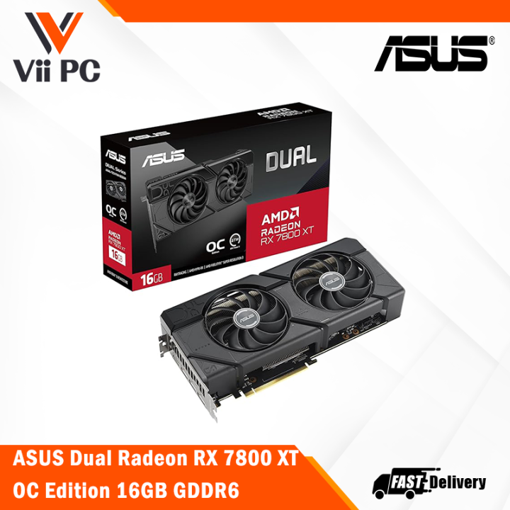 Dual Radeon RX 7800 XT OC Edition 16GB GDDR6 DUAL-RX7800XT