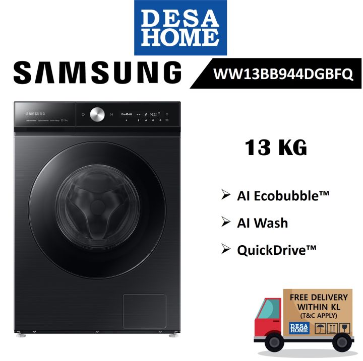 [FREE DELIVERY WITHIN KL] SAMSUNG WW13BB944DGB/FQ 13KG BESPOKE AI FRONT ...