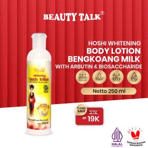 HOSHI Whitening Body Lotion (Bengkoang Milk) - 250ML | Handbody Pemutih Kulit
