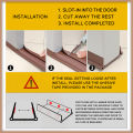 {SG Nextday Delivery}1.25m Bottom Door Gap Seal Strip for HDB and BTO Main Door, Acoustic Soundproof Door Strip, Windproof, Pests or Insects Proof, Prevent Air & Light Leakage, Prevent Insects Cockroaches, or lizards enter from door gaps.. 