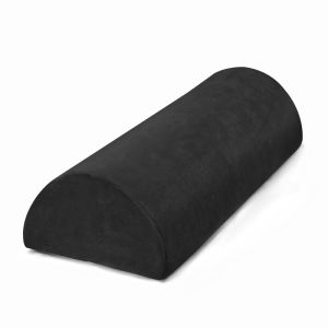 Half Moon Bolster Pillow for Legs Knees Lower Back and Head Lumbar Support Pillow for Bed Sleeping