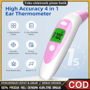 （FLASH SALE)Termometer Dahi & Telinga Digital Infrared Tanpa Sentuh - Cek Suhu Tubuh Akurat