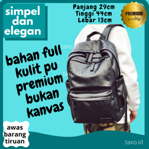 Tas Ransel Kulit Pria & Tas Backpack Punggung