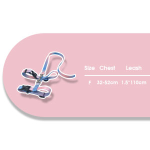 XPAWS Cat Harness Leash Set Adjustable Reflective Padded Vest With Lock Clip For Small Cats