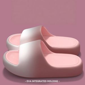 Couple Summer Trendy Gradient Eva Soft Thick-Soled Comfortable Indoor Bathroom Outdoor Casual Versatile Slide Slippers H260729