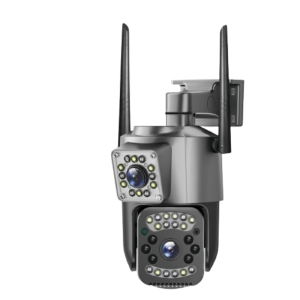 V380 PRO CCTV Camera Outdoor Waterproof IP66Dual Lens Dual Screens CCTV Camera Connect Cellphone With Mic2K Dual Lens CCTV with Audio and Speaker Two-wayCCTV Camera No Need Internet Auto tracking Infrared Night Vision Video Playback Remote Surveillance