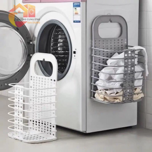 Giỏ đựng quần áo gấp gọn Việt Nhật 3379 nhựa PP an toàn đa năng tiết kiệm diện tích