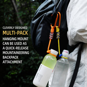 Portable Water Bottle Clip/Lightweight Hiking Carabiner Hook/Durable Travel Accessory/Outdoor Sports Bottle Holder/Convenient Camping Gear