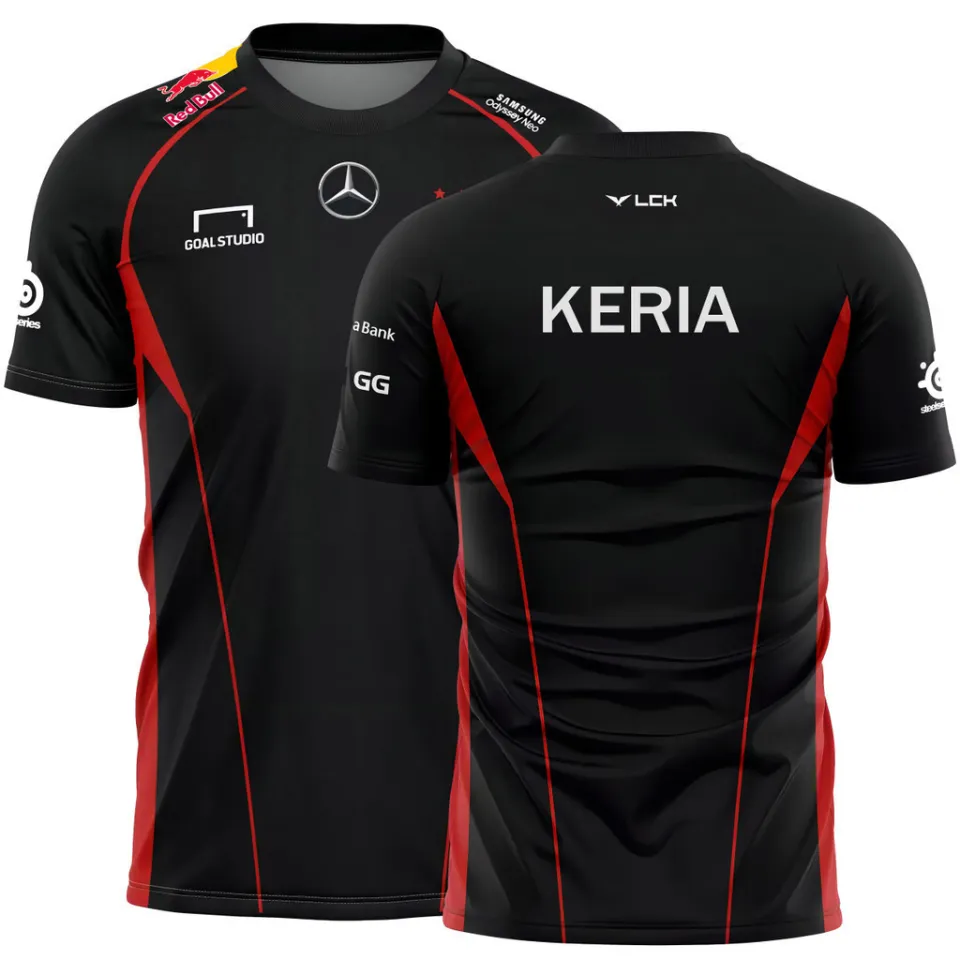 LCK 2024 T1 Uniform Jersey FAKER Uniform T-shirt Keria Gumayusi