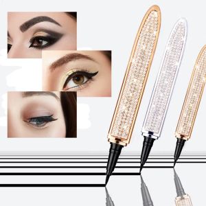 Magic Self Adhesive Lashes Eyeliner Long Lasting No Glue Non Blooming Quick Drying Eyelashes Sticking Eye liner Pencil