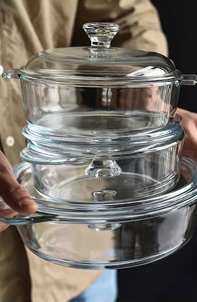 Dish With Lid Pyrex Casserole Dish Oven Safe 1PC Round Casserole