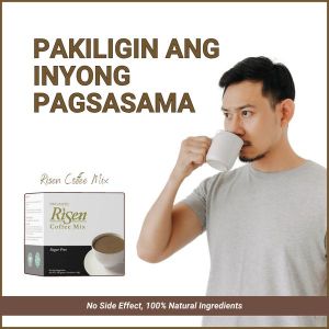 1Box Risen Coffee Original Organic Coffee 10 Sachet/box