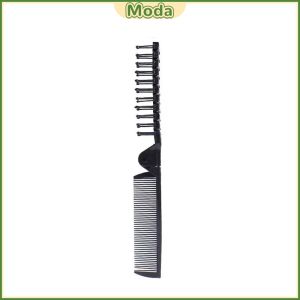 Moda Foldable Double Head Hair Comb Anti-Static Pocket Mini Travel Hair Brush for Straight & Curly Hair