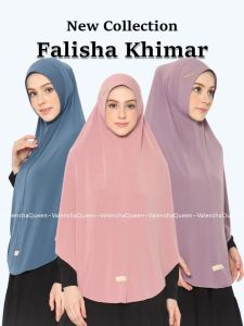 KHIMAR FALISHA VALENSHA QUEEN HIJAB SYARI BAHAN JERSEY PREMIUM JUMBO JILBAB TERLARIS