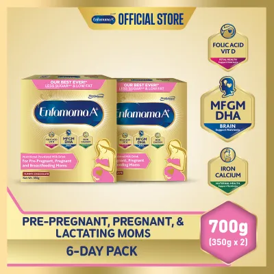 Enfamama A+ Powdered Milk Drink for Pregnant & Breastfeeding Moms (Choco) 700g (350g x 2)
