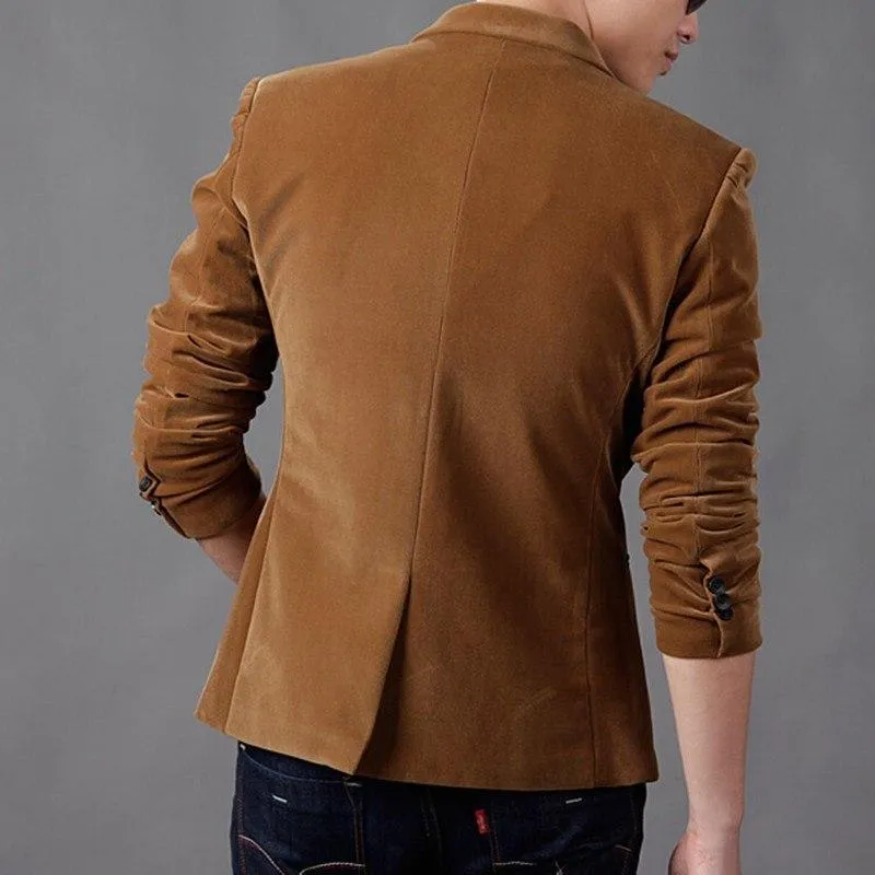 Cozy Up Blazer for Men Fashion Brand Blazer Britishs Style casual