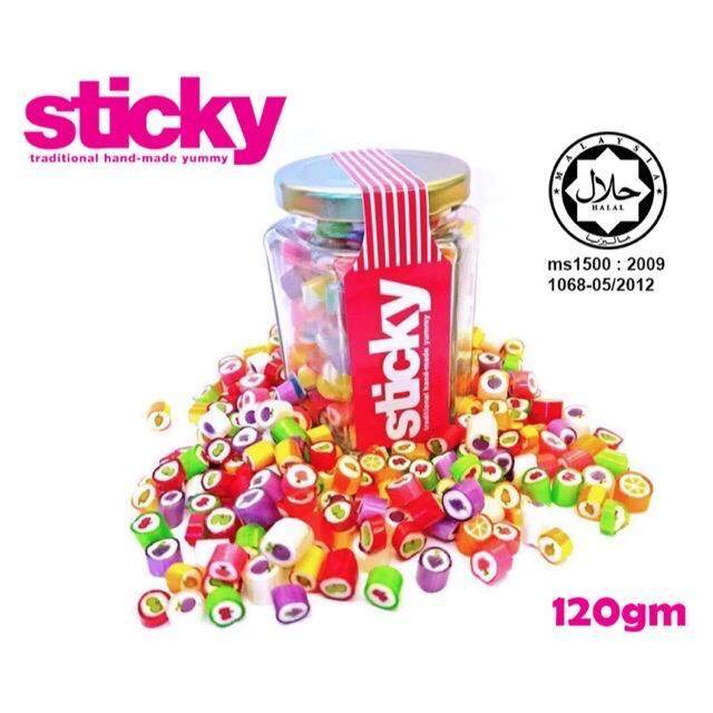 Ready Stock~sticky Candy Handmade Halal Stok Sedia Masam Manis Gula Buah Buahan Surprise T 1984