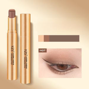Three Color Gradient Eyeshadow Stick Sweatproof Long Lasting Pearlescent Shimmer Eyeshadow Pen Beginners Eye Makeup