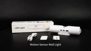 USB Rechargeable Motion Sensor Wall Light Magnetic Base Self Adhesive Ambient Night Lights
