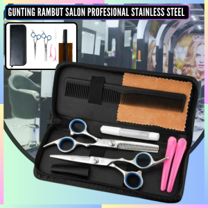 FAST DELIVERY Biutte.co Gunting Rambut Super Tajam 1 Set Lengkap Salon dan Barbershop Profesional