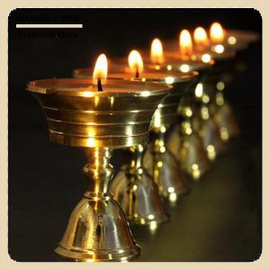 [COD] Multi-Size Golden Copper Alloy Candle Holder Candlestick Candelabrum Home Decor