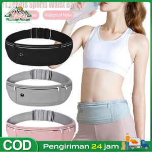 【COD】Tas Pinggang Olahraga Tas Ponsel Lari Peralatan Luar Ruangan Pria dan Wanita Tas Sabuk Mini Baru Tak Terlihat Tahan Air Tas pinggang olahraga weistbag lari running belt
