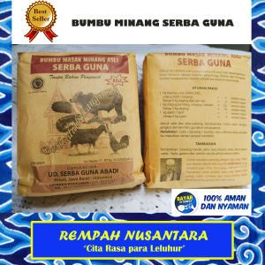REMPAH NUSANTARA - BUMBU MASAK MINANG ASLI SERBA GUNA 250 gr TANPA BAHAN PENGAWET TERJAMIN KEASLIAN NYA / RENDANG / GULAI / BABAT / SATE PADANG / OPOR / SOTO PADANG