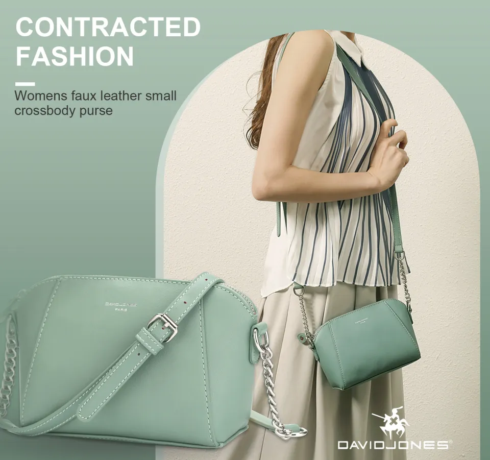 David Jones Paris sling bag for women leather shoulder bag ladies handbag  crossbody bag