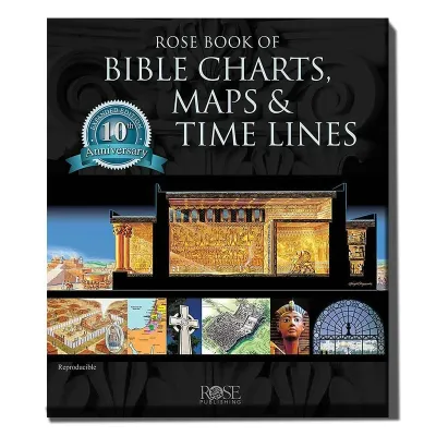 2PCS Location Guide Bible Charts Maps Timelines Bible Timeline Books Rose Book Of Bible Charts Maps