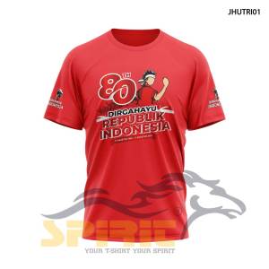 KAOS 17 AGUSTUS 2025 BAJU HUT RI 80 BAJU KAOS AGUSTUSAN LENGAN PENDEK KAOS KATUN 24s
