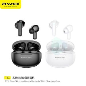 Awei T71 Sport Earbuds True Wireless Earbuds Stereo Sound Earphone Sport Headphone Awei Bluetooth Earbuds