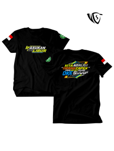 KAOS DISTRO KAOS ANTI LIBUR update 2025 COTTON COMBED 24S LEBIH TEBAL DARI 30S DAYA SERAP KERINGET TINGGI NYAMAN DI PAKAI