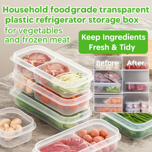 Transparent Fresh Keeping Storage Box Sealed To Prevent Leakage And Odor Suitable For Freezing And Refrigeration