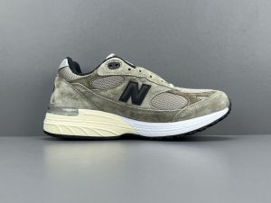 New Balance 993รองเท้าวิ่งลำลองสไตล์อเมริกันย้อนยุคสีเทาสำหรับผู้ชายและผู้หญิง