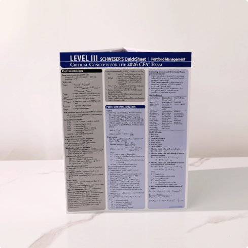 Kaplan Authentic] 2025 /2026 Cfa Schweser Notes Level I/II/III