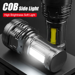 Eight-core Strong Light Long-distance Flashlight Multi-function Flashlight Rechargeable Outdoor Long-distance Light