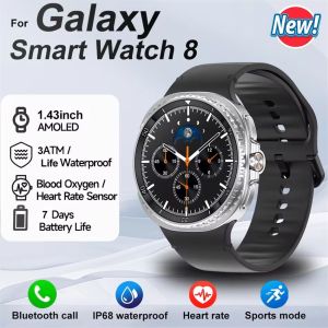 2025 New Fashion For Galaxy Watch 8 Smart Watch AMOLED HD Screen 3ATM Waterproof NFC GPS Mens Compass Exercise Fitness Bluetooth Call Smartwatch