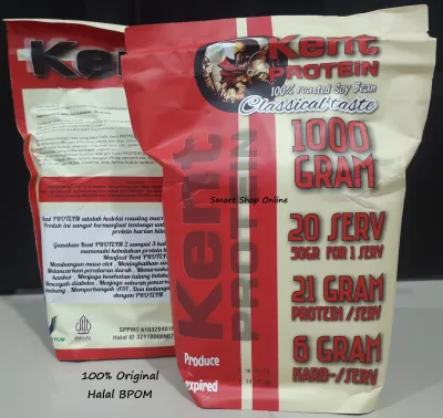 Penambah Massa Otot Penambah Berat Badan Whey Protein Original Susu Bubuk Kedelai - 1000 Gram