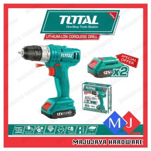 TOTAL JAPAN STAR 12V Lithium-OIN Cordless Drill TDLI1211  (  PERCUMA 2pcs Free Battery  )