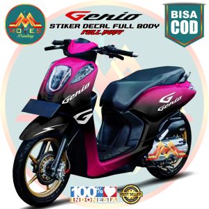 Terbaru ⭐⭐⭐⭐⭐bisa cod / bayar di tempat. decal stiker full body - decal stiker motor honda genio stiker variasi honda genio stiker motor honda genio
