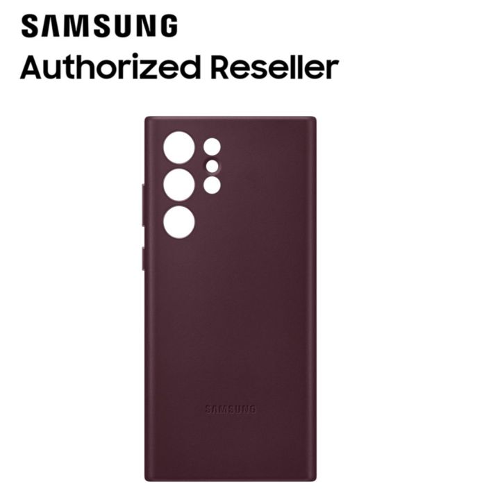 SAMSUNG S22 ULTRA LEATHER COVER | Lazada