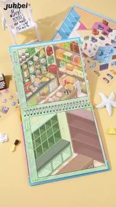 KW - 3D Miniature Scene Sticker Book 10.0 – DIY Scrapbook Journal & Planner Stickers HB 72