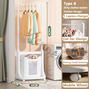 Goody r Laundry Basket Storage Rack Bathroom Storage Multifunctional Bathroom Rack Large Mobile Storage Basket With Wheel