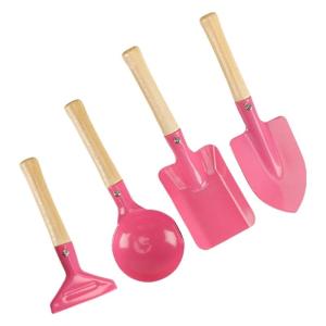 Trẻ Em Thân Thiện Cát Và dụng cụ làm vườn bộ bay 4 Miếng đồ chơi cát Cho Sáng Tạo Chơi Bãi Biển Làm Vườn Playset