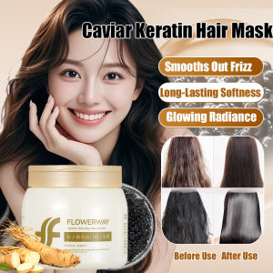 Caviar Keratin Hair Mask Deep Conditioning Treatment Caviar Hair Mask Keratin Treatment Hair Repair Mask Repair Dry Damaged Hair Smooth Frizz Free Hair Mask Protein Enriched Nourishing Hair Care For All Hair Types
