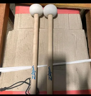 Stik Drum Tenor Kayu Maple Marchingband Bukan Kayu Sayur 1 Set Isi2