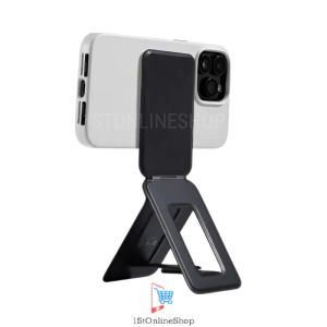 1stonline Magnetic Slim Tripod Stand HP Iphone Android Samsung Magnet Phone Stand Content Creator Tool Multifungsi